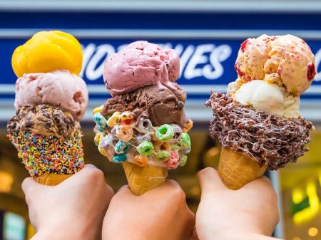 Ice Cream NYC - Emack & Bolio's Offers Fantastic Candy Covered Cones to Customers