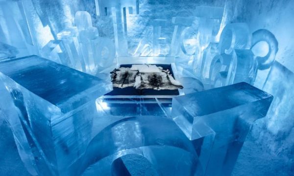 7 Most Unique Hotels Around the World - Sweden's Ice Hotel is An Unusual Hotel Made of Ice