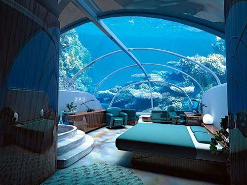 Most Unique Hotels Around the World - Underwater Resort in Maldives is Located at Conrad Maldives Island Maldives