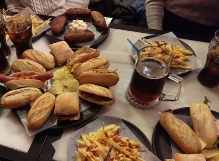 5 Cheap Places to Drink in Madrid - 100 Montaditos Means 100 Little Sandwiches