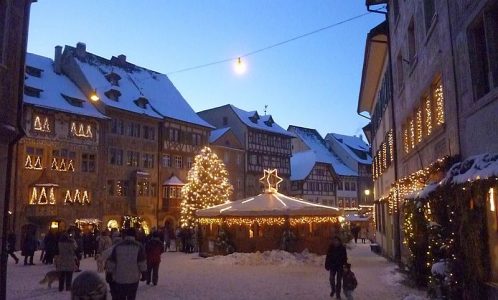 Europe Christmas Town - Stein am Rhein Has Nice Various Theme Decorations