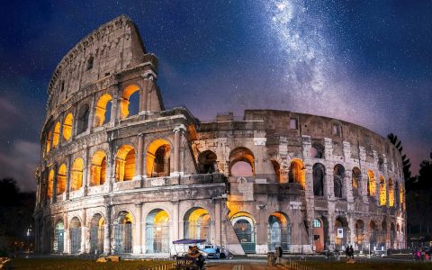 Most Beautiful Places in The World - The Colosseum in Italy is An Amphitheater 