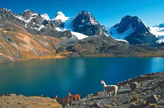 Tourist Places in Bolivia - The Cordillera Real is Good For Mountain Hiking