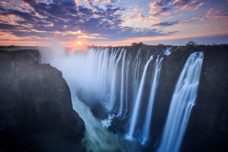 10 Unique Waterfalls Over the Globe - Victoria Falls is on The Border of Zimbabwe And Zambia