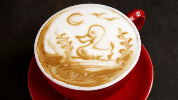 Best Coffee in Cairns - Sipping Duck Offer Nice Artistic And Colorful Latte Art