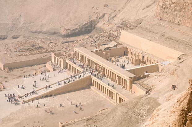 Top Egypt Ancient Temples - Temple of Hatshepsut is Located on The West Bank of The Nile River