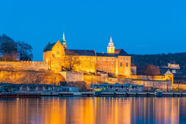 Oslo Tourist Attractions - Akershus Fortress is Located on Top of Oslofjord River