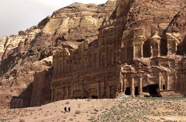 Adventure Travel List - Petra is on Rocky Cliffs Between Red Sea And The Dead Sea
