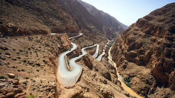 Adventure Travel For Tourists - Dadès Gorges is Located in The East of Morocco