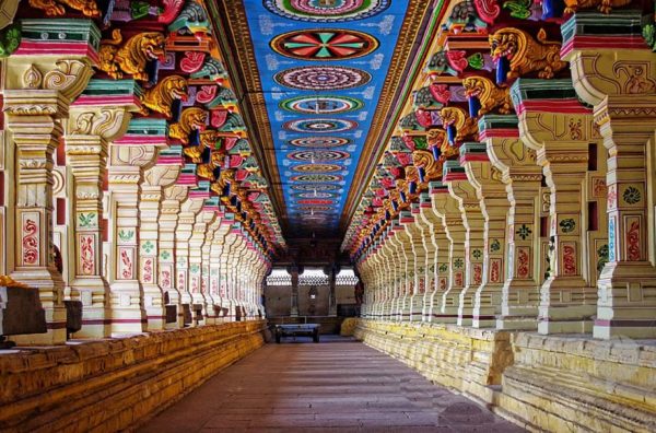 The Most Beautiful Temples of India - Ramanathaswamy Temple is Located in Rameswaram Island in Tamil Nadu