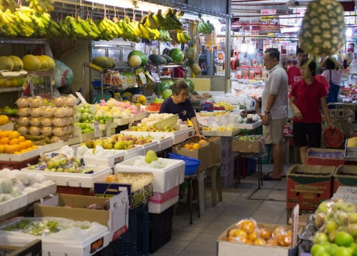 Shopping Travel Guide - Kreta Ayer Wet Market is Located in The Chinese Neighborhood of Singapore