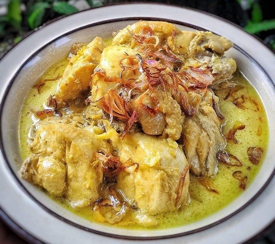Indonesia Travel Tips - Opor Ayam A Popular Local Dish Prepared Coconut Milk