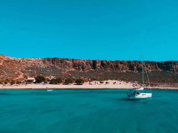 Island Buck List - Balos Beach Located in Crete of Greece Good For Sunbathing