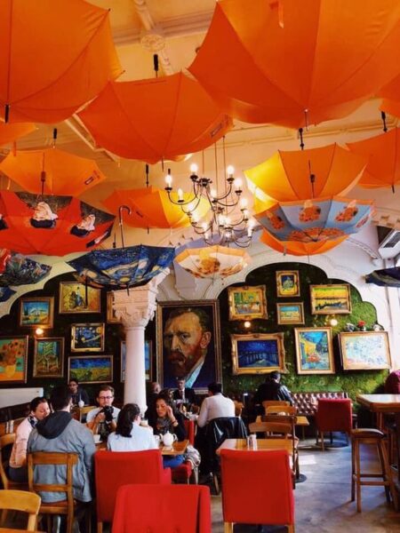 Travel Guide Romania - Grand Café Van Gogh Has A Dutch Vibe And is Located in A Beautiful Historical Building