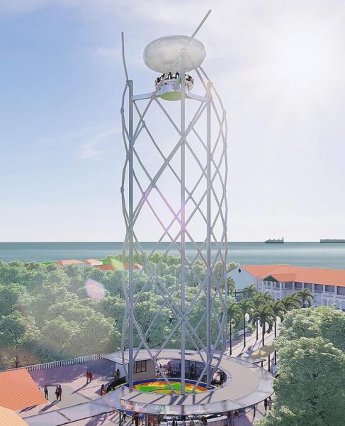 Asia Travel Tips - SkyHelix Sentosa Has A 360-Degree Ride Inside If You Are Not Afraid of Heights