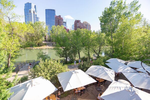 Best Restaurants in Calgary - River Café is Located in The Prince's Island Park