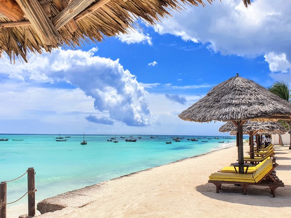 Taking a Sunbath on Nungwi Beach is what to Do in Zanzibar on The Send Day of Your Trip