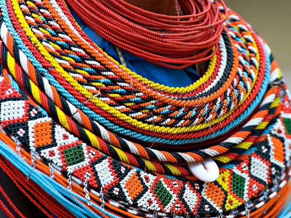 Ornaments and Maasai people's Jewelry and Beadwork are Very Beautiful Artefacts