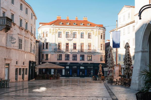 People's Square or Pjaca is one of Split Attractions Suitable for Dining and Having Coffee