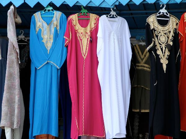 Traditional Male and Female Clothes Like Kaftan and Jebba - Famous Tunisia Souvenirs