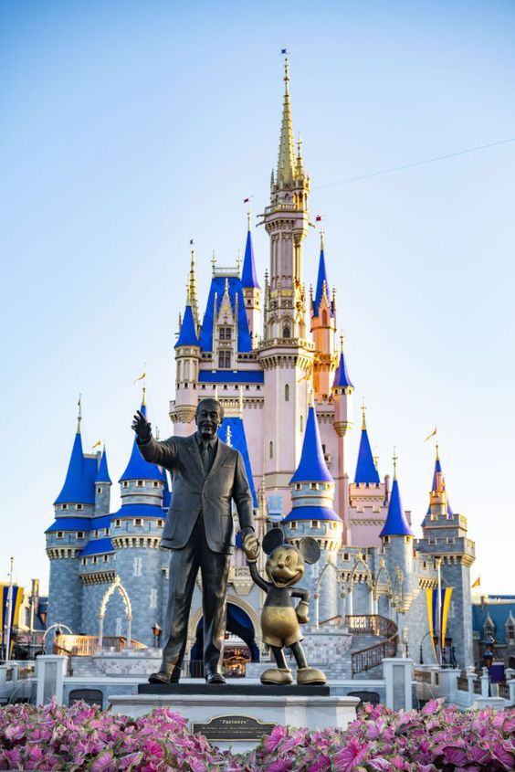 Walt Disney’s Magic Kingdom in Bay Lake - it is famous and identified with Cinderella Castle, and includes Magic Kingdom