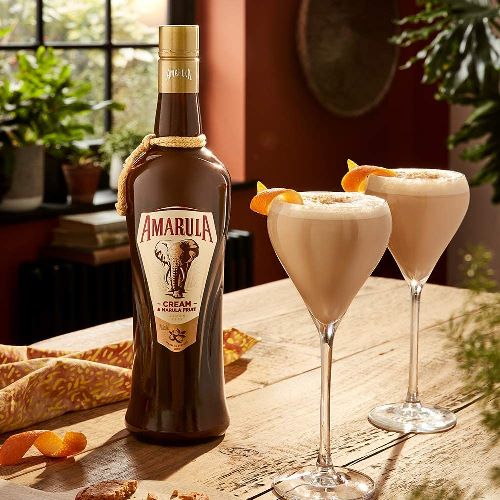 The Creamy Amarula Liquor is Best Served with Ice-Cream