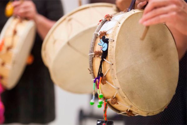 Folk Instruments and Traditional Silk Clothes Worn for Special Occasions