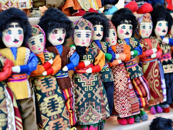 Traditional and Cultural Wooden and Fabric Dolls Suitable for Children