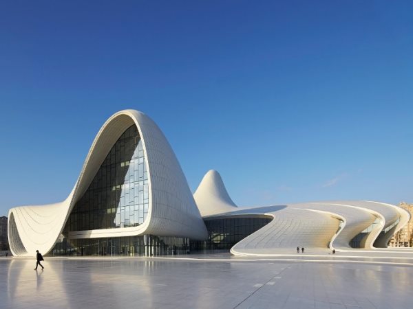 Top Attractions in Baku - Heydar Aliyev Centre Located on Heydar Aliyev Avenue