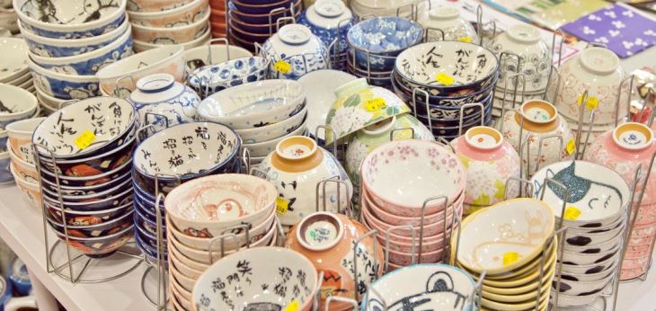 Ceramics and Traditional Artefacts Made with High Quality Material Found in Local Shops