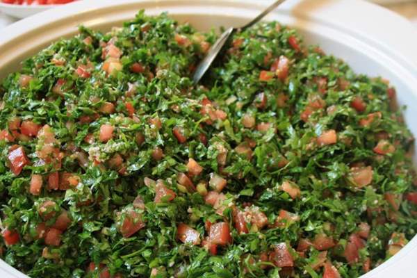 Vegen Lebanese Dishes - Lebanese Tabbouleh Salad is a Nice Option for Vegan and Vegetarians in Beirut