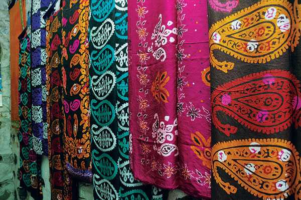 Famous Baku Souvenirs include Clothing, Scarfs, and Traditional Hats