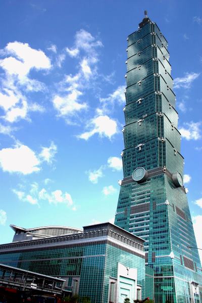 Top Taipei City Attractions - Taipei 101 Observatory in Xinyi District is The Tallest Building in Taipei