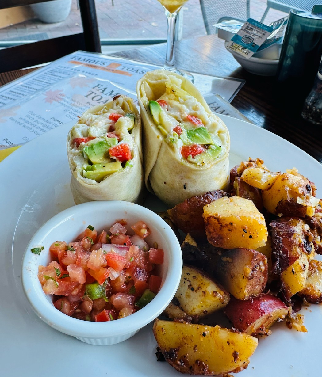 Famous Toastery - one of the great choices between other Davidson restaurants