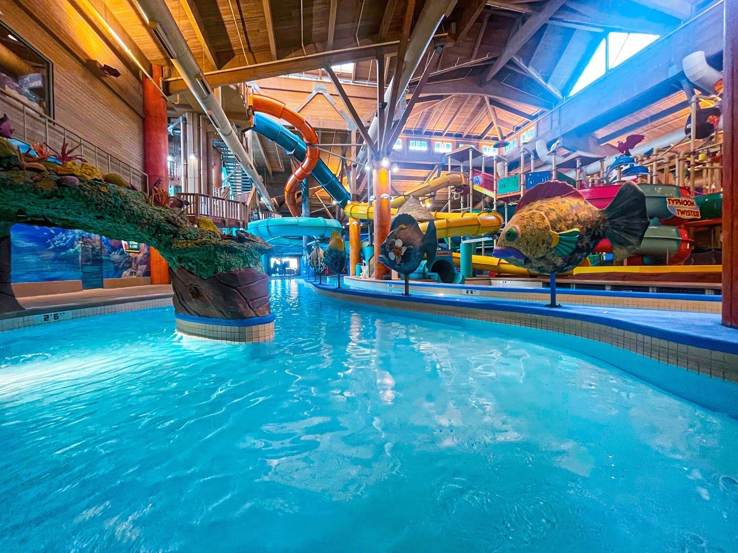 Splash Lagoon Indoor Water Park in Erie - It is a large Polynesian-themed indoor water park in Erie