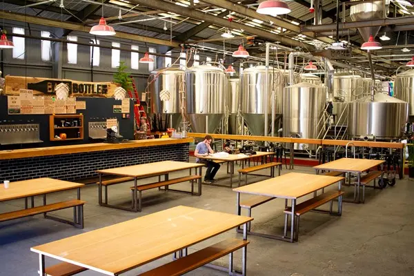 Coffee Shops in San Francisco to Work and Study - Barebottle Brewing Company Located in the Bernal Heights Neighborhood with Their Own Brewery Machines