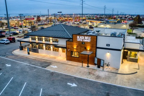 Famous Coffee Shops in Oklahoma City - Black Rifle Coffee Company is in Moore City District of OKC
