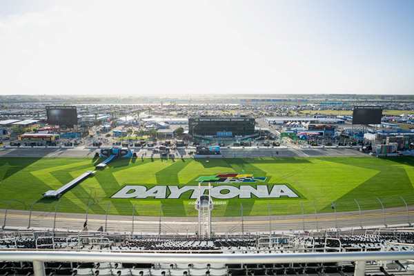 The famous Daytona International Speedway Car Racing Track - One of the Daytona Beach Attractions for Adults