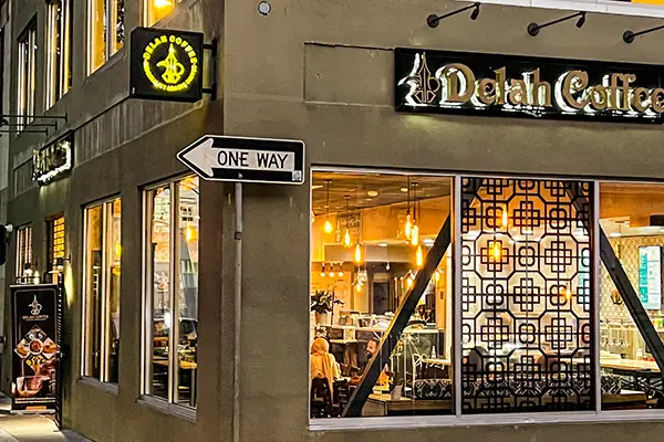 Delah Coffee Located on 4th St in Mission Bay Neighborhood is one of Ethnic Cafes in Sf for Middle Easter and Turkish Coffee